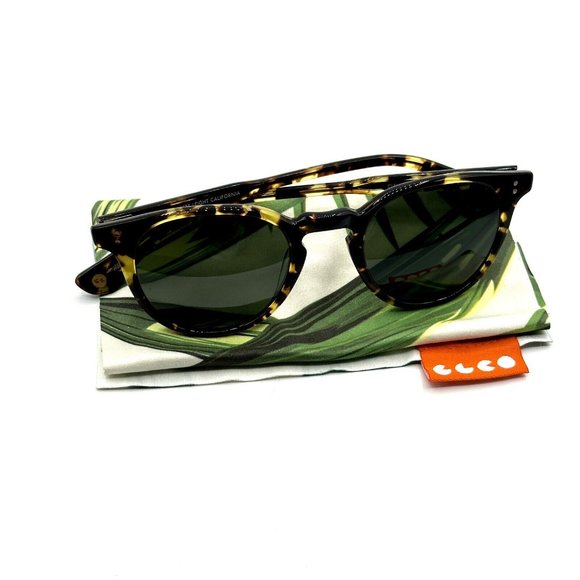 Garrett Leight GLCO Unisex Clement Color Tuscan Tortoise New - Picture 2 of 5